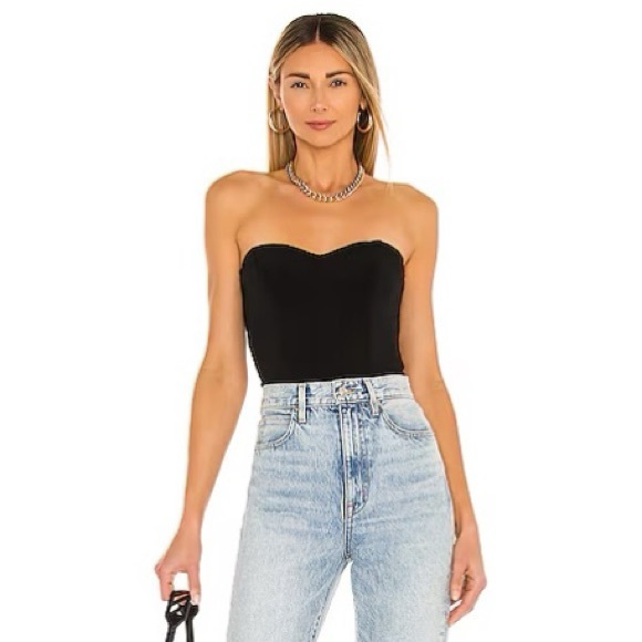 NBD Tops - NBD Patricia Bodysuit in Black, Size XS